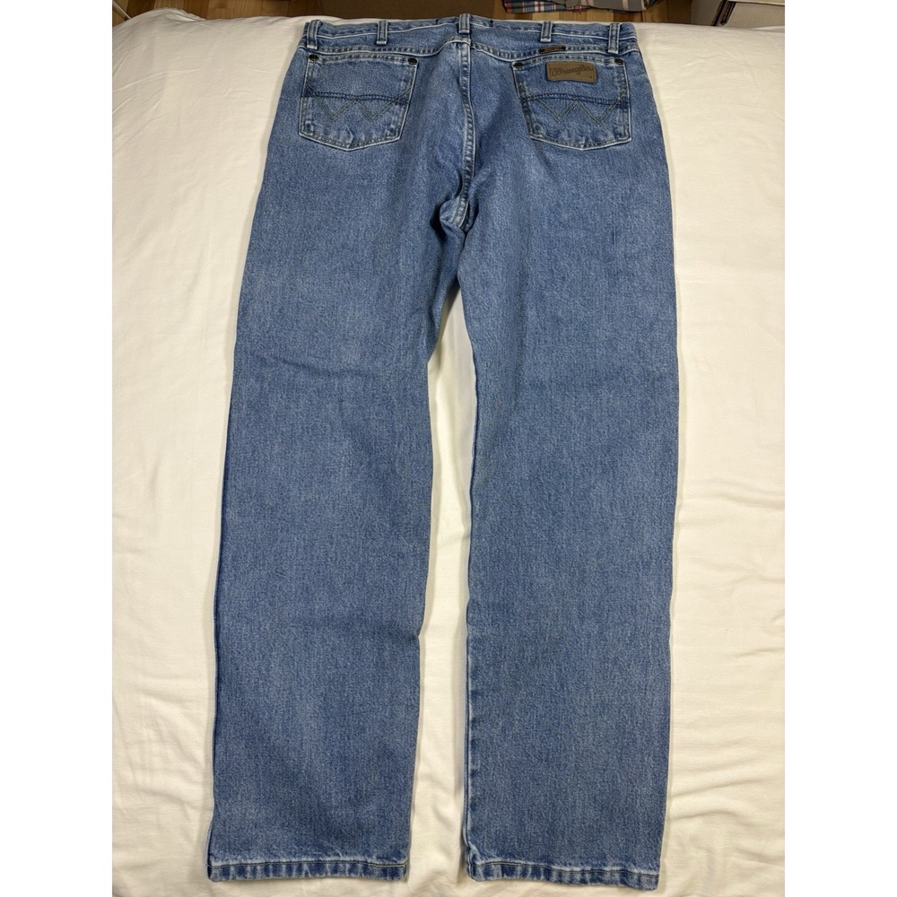 Wrangler George Strait Jeans Mens 36x32 Blue Cowboy Cut Original Fit 1013MGSSW - Picture 4 of 5